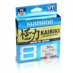 Tresse Shimano Kairiki 8 300m Multicolor 21,5/100