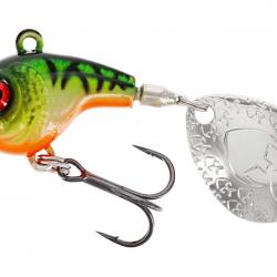Leurre Westin DropBite Spin Tail Jig 8g 8g 2,6cm Firetiger
