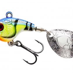 Leurre Westin DropBite Spin Tail Jig 8g 8g 2,6cm Chartreuse Blue Craw