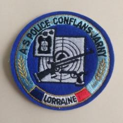 Ecusson brodé - AS Police - Conflans Jarny - Lorraine