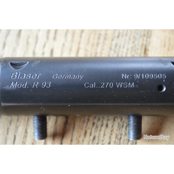 Vend canon r93 blaser calibre 270WSM + chageur