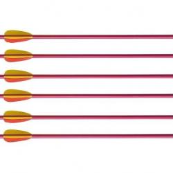 Lot de 6 flèches Ek Archery 16" en aluminium pour arbalètes