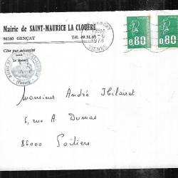 récépissé de création de rucher 1978 enveloppe et lettre