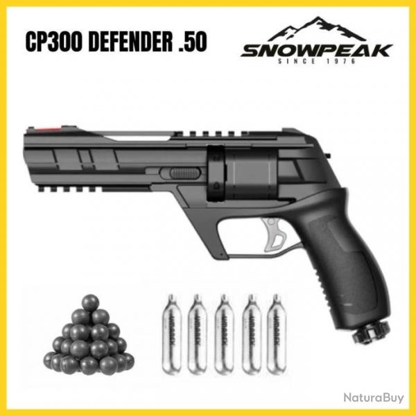 Pack Promo Revolver Snowpeak CP300 5 co2 billes 50 balles  caoutchouc Cal.50 (EXCLU NATURABUY)