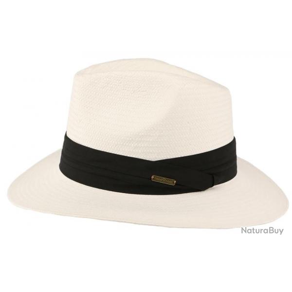 Chapeau de Paille Blanc Tho Taille unique Blanc