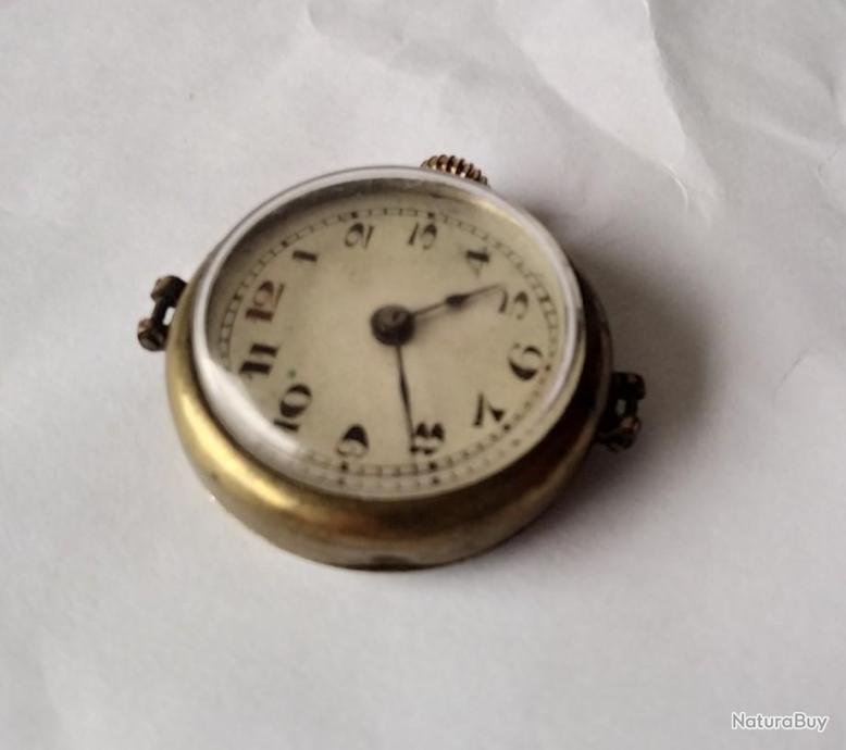 Montre Mécanique Duward-Orly Plaquée Or - Suisse - Cadran Blanc - Occasion Fonctionnelle