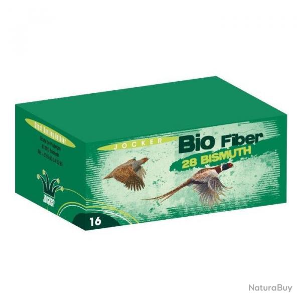 Bote de 10 Cartouches Jocker Bio Fiber 28 Bismuth Cal. 20 70 16 Par 5