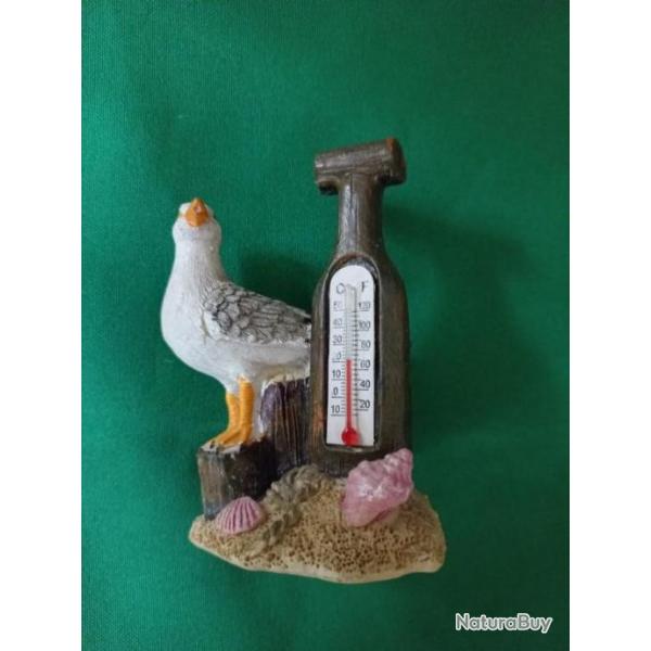 figurine mouette avec thermomtre