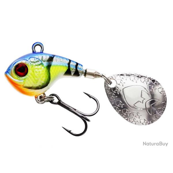 Leurre Westin DropBite Spin Tail Jig 17g 17g 3,4cm Chartreuse Blue Craw