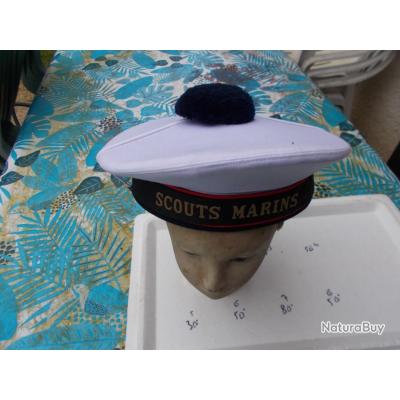 Bachi (bonnet) Marins-Pompiers Type 1940 Original - Taille 53 - Marine Nationale - Occasion Bon état