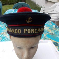 bachi marine légendé COMMANDO PONCHARDIER  !! RARE