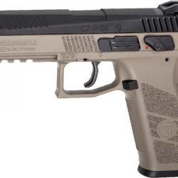 Pistolet à plomb CO2 4.5 mm ASG CZ P-09 - Blowback (3.7 joules) Bicolore
