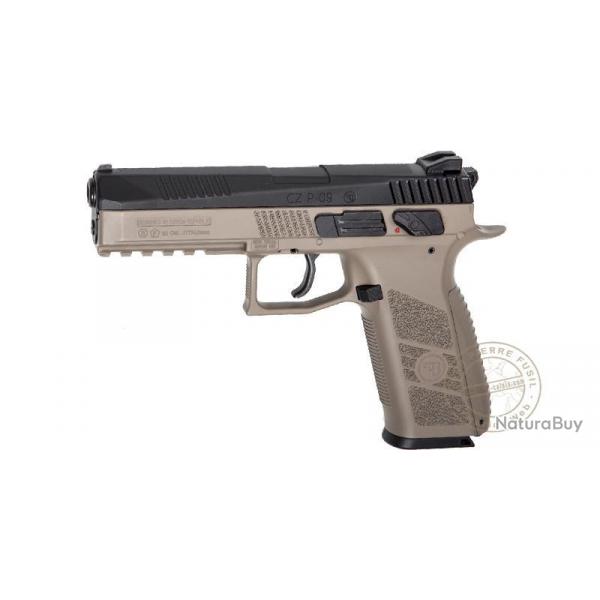 Pistolet  plomb CO2 4.5 mm ASG CZ P-09 - Blowback (3.7 joules) Bicolore