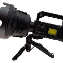 Wahoo ! Lampe Torche très puissante en plusieurs mode de fonction + Chargeur de portable
