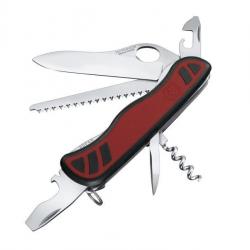 COUTEAU VICTORINOX FORESTERONE HAND BI MATIERE ROUGE