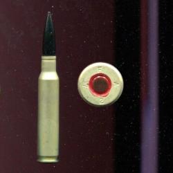 6 x 49 SAW - cartouche exp&eacute;rimentale du projet SAW USA dans les ann&eacute;es 1970 - &eacute;tui alumimium