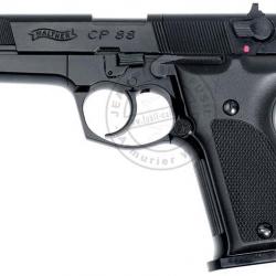 Pistolet à plomb CO2 4.5 mm WALTHER CP88 4'' (3,6 joules) Noir
