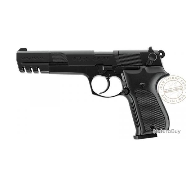 Pistolet  plomb CO2 4.5 mm WALTHER CP88 Competition 6'' (4 joules) Noir
