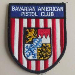 Ecusson vintage Bavarian American Pistol Club