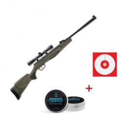Pack carabine à plomb Stoeger RX20 verte et lunette 4x32 - Cal. 4.5 - Pack premium