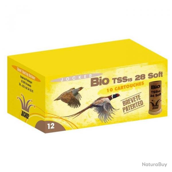 Bote de 10 Cartouches Jocker Bio TSS 28 Soft Cal. 12 70 16 Par 1