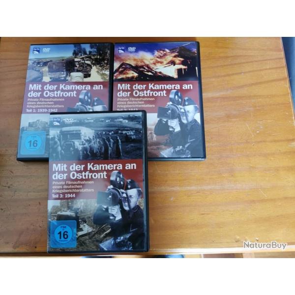 Coffret 3 DVD films amateurs Wehrmacht Front de l'est 1939/1944