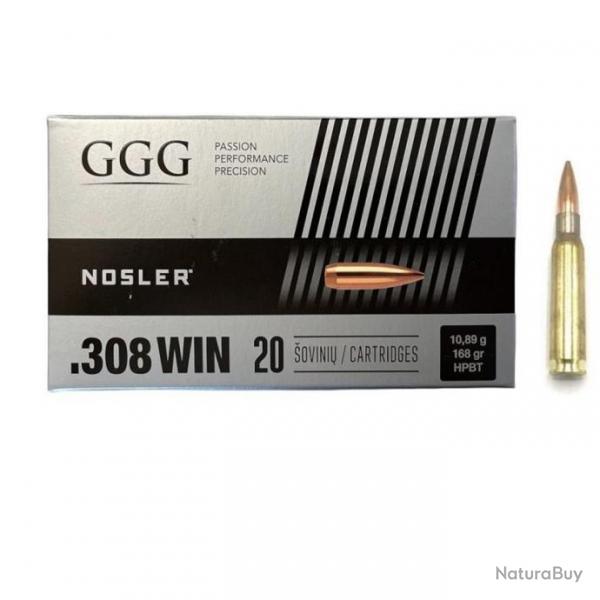 GGG cal.308 Win sierra HPBT Match 168 gr /20