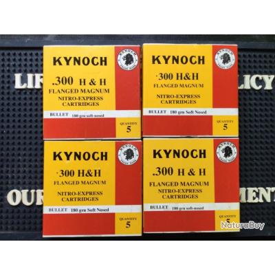 DESTOCKAGE ! Lot de 4 Boites KYNOCH calibre 300 h&h flanged magnum ...