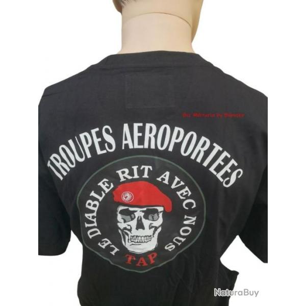 T-shirt Troupes Aroportes -Le Diable rit avec nous -100% coton