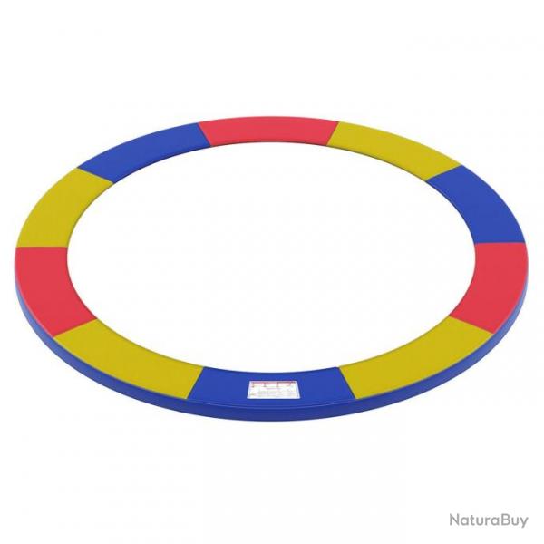 Coussin de protection pour trampoline diamtre 366 cm pvc trois couleurs largeur 30 cm paisseur 2