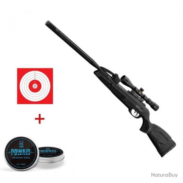Pack carabine  plomb Gamo Black X10 et lunette 3-9x40 WR - Cal. 4.5 - Pack first