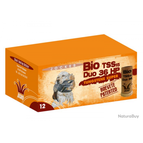 Bote de 10 Cartouches Jocker Bio TS Duo HP - 12/76 / 36 gr / Par 5