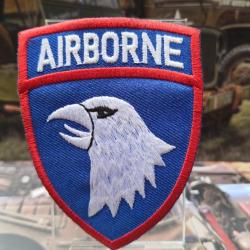 Patch brodé Airborne ( A coudre ou à coller au fer ) -Hauteur 80 mm Largeur 60 mm sk1