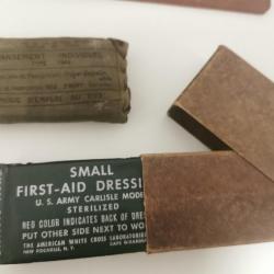 WW2 first aid us army +pansement fr type 1949