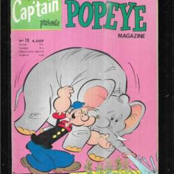 cap'tain présente popeye magazine enfantina collector 1979 mensuel 19 , bd