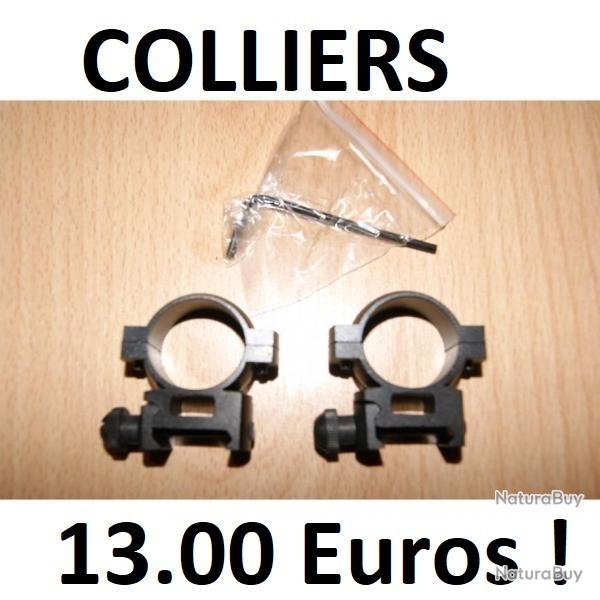 colliers BARSKA montage support lunette point rouge dia 25.4 queue aronde 22mm - (S8AA117)