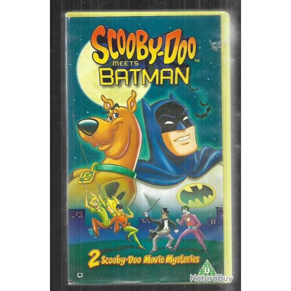 scooby-doo meets batman dessins anims en anglais  vhs , robin, joker, pingouin