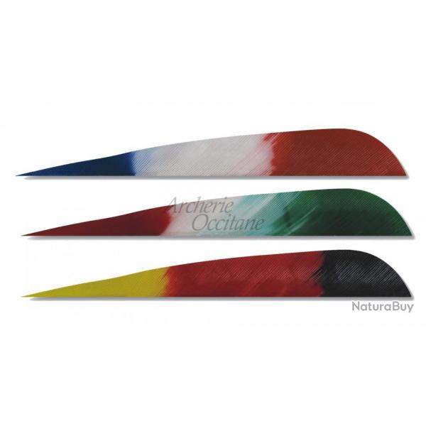 GATEWAY PLUMES NAT 3" PATRIOT ROUGE BLANC VERT