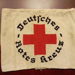 Brassard Croix-Rouge Deutsch Rotes Kreuz deuxième guerre mondiale GM Allemagne 2ieme seconde