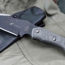 Couteau Tops Knives Eagles Shadow Lame Acier 1095 Tops Knives ESH-01 Etui Kydex Made In USA TPESH01