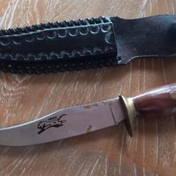 Couteau de chasse INOX 24 cm + etui
