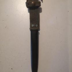 (s1) Fourreau de baionette couteau militaire a identifier surplus militaire Fourreau