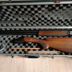 Fusil Sabatti, modèle trap 2 coup, calibre 12/70, éjecteurs