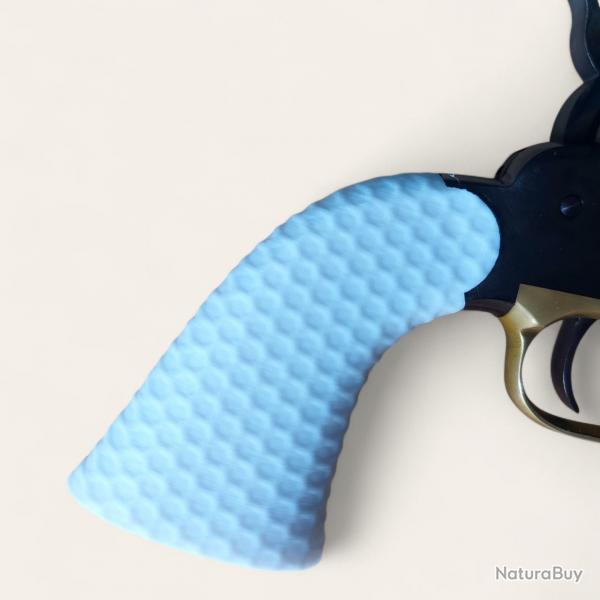 Plaquettes Remington 1858 Pietta texture miel blanc