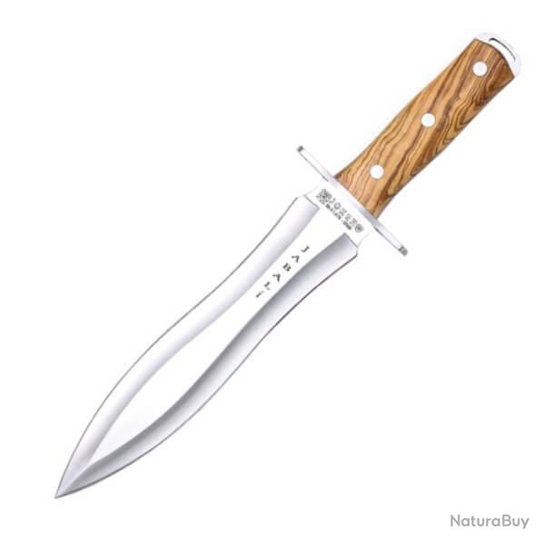 Couteau de chasse manche olivier Joker Jabali double tranchant