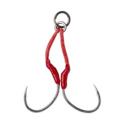 Hameçon Simple Savage Gear Bloody Assist Hook SJ Double 2/0 par 2