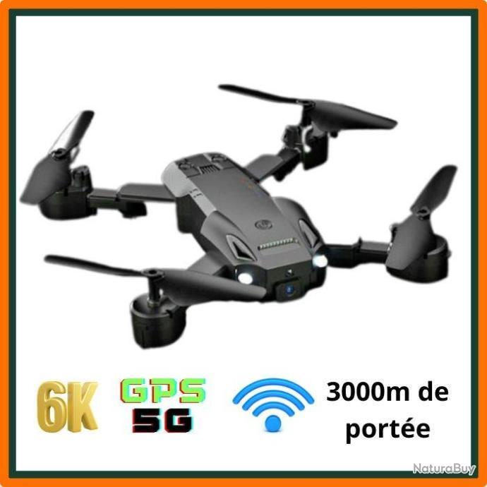 Drone pro 6k UHD Wifi 5G GPS - 3km de portée - Livraison gratuite
