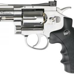 Revolver 4,5 mm CO2 ASG Dan Wesson - Nickelé - Plombs 2.5"