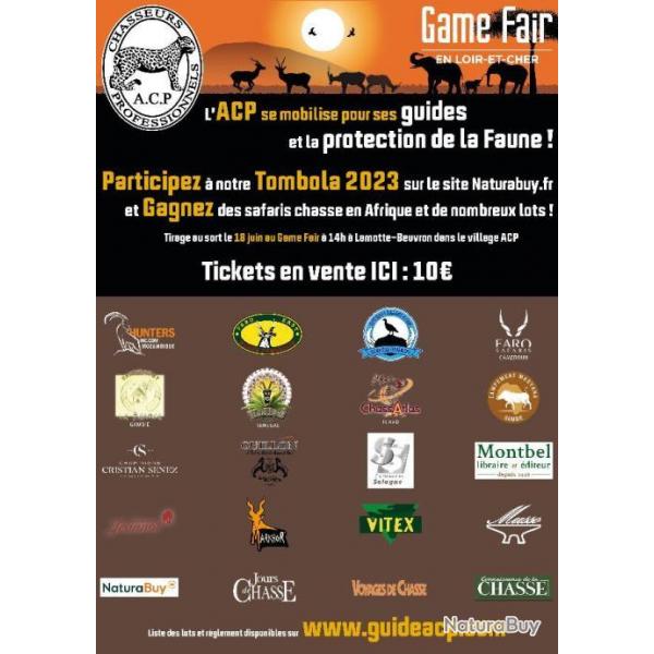 Tombola ACP SAFARI 2023