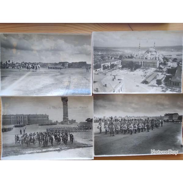 4 photos troupes franaises  Constantinople/Istanbul